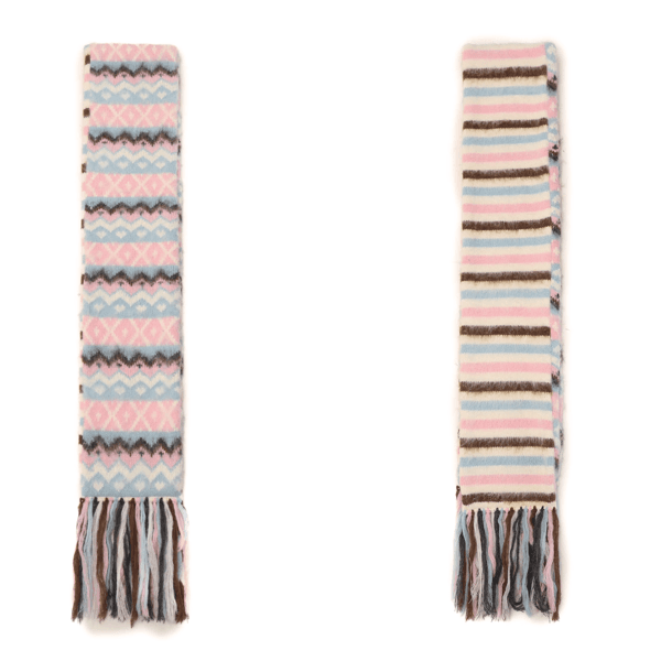 Moromoro gradual jacquard firth island muffler