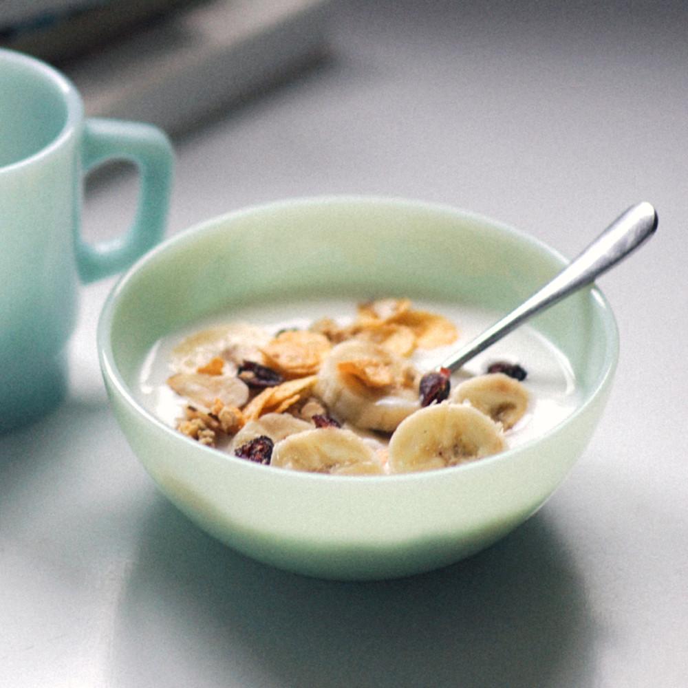 [언스] 베이직 밀크글라스 보울 5.5인치 민트