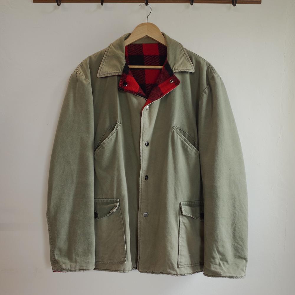 Vtg Reversible Hunting Coat (canada made) (105)