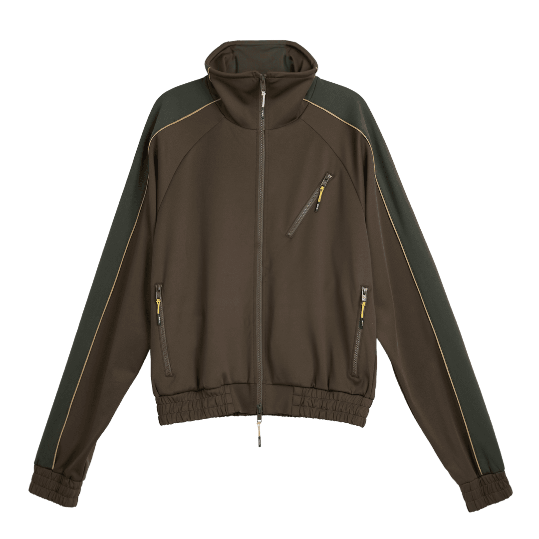 ATT1%TUDE  LINE TRACK JACKET (KHAKI)