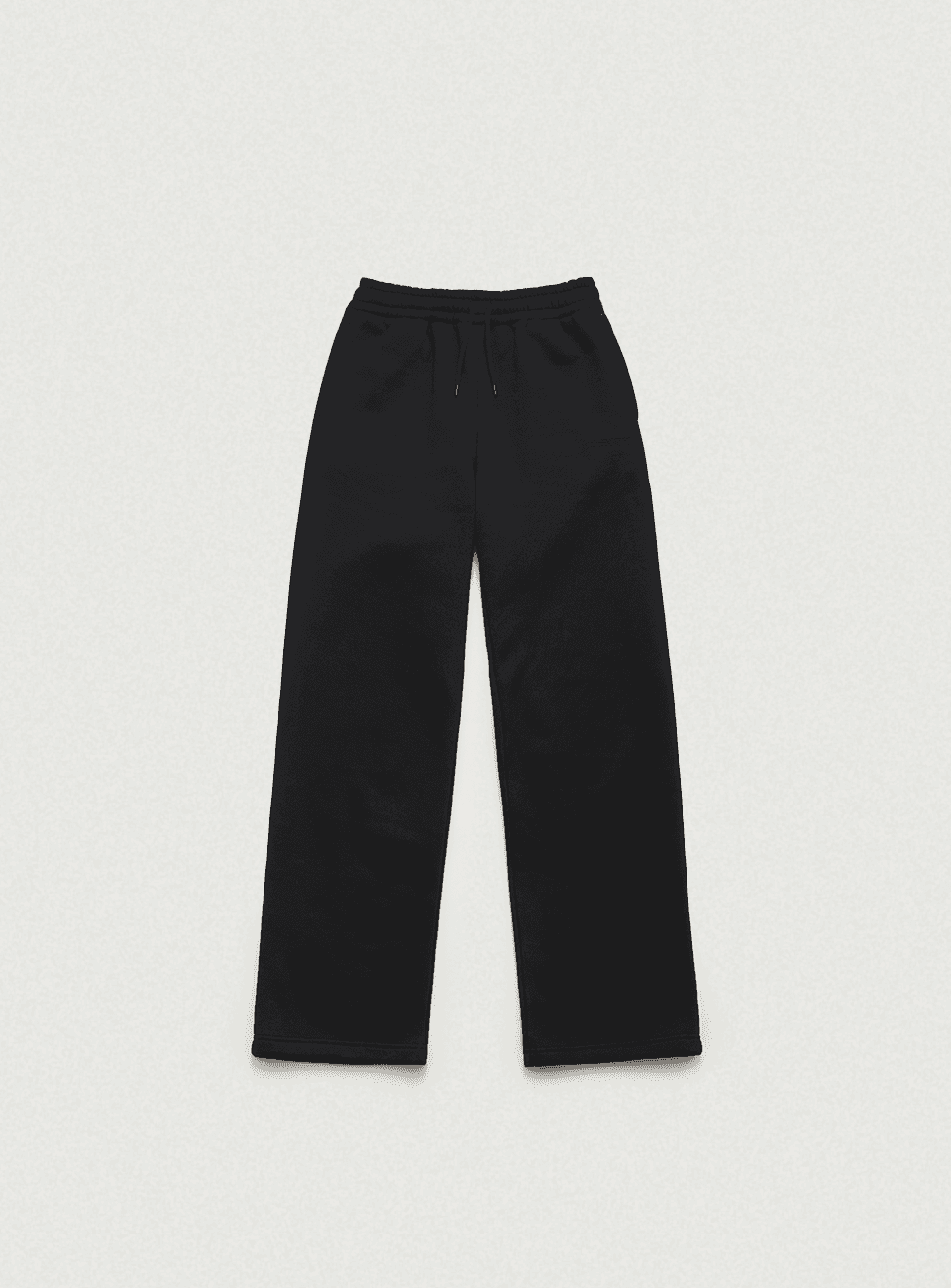 Furry Logo Sweat Pants_Black