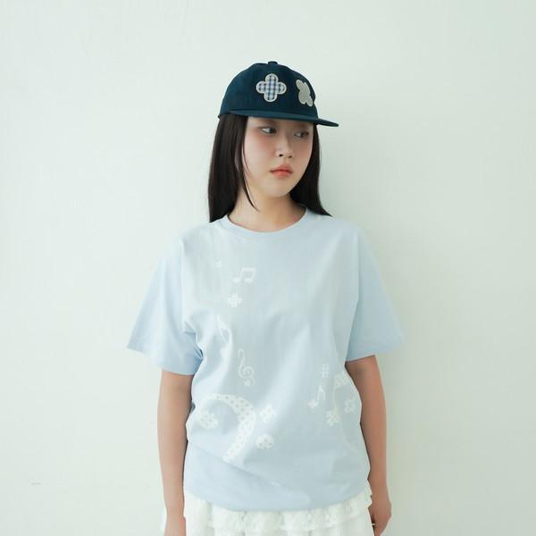 Do re mi T-shirt / sky(8/19일 예약배송)