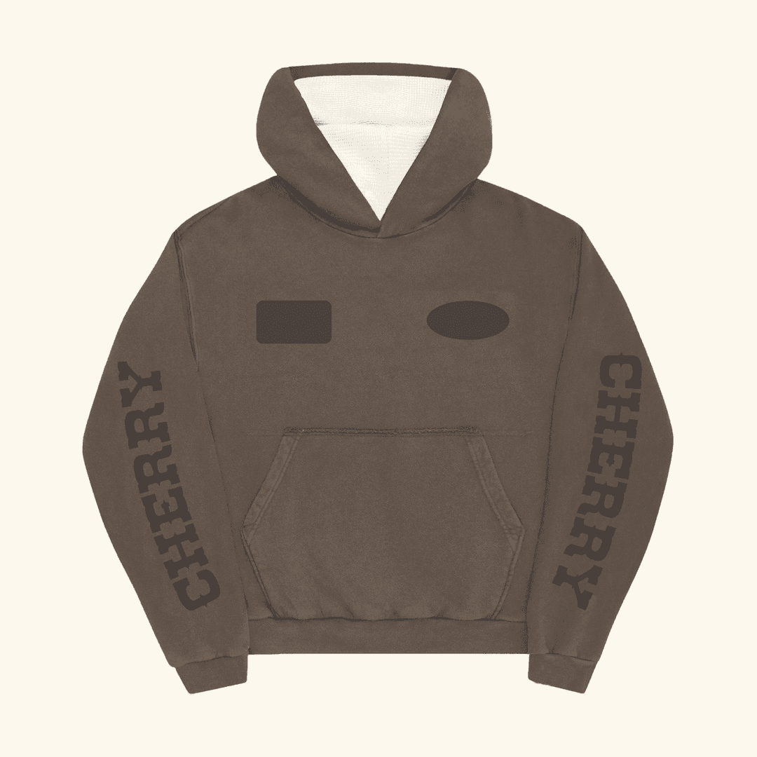 Sun Faded Patch Thermal Hoodie (Steel) - xs