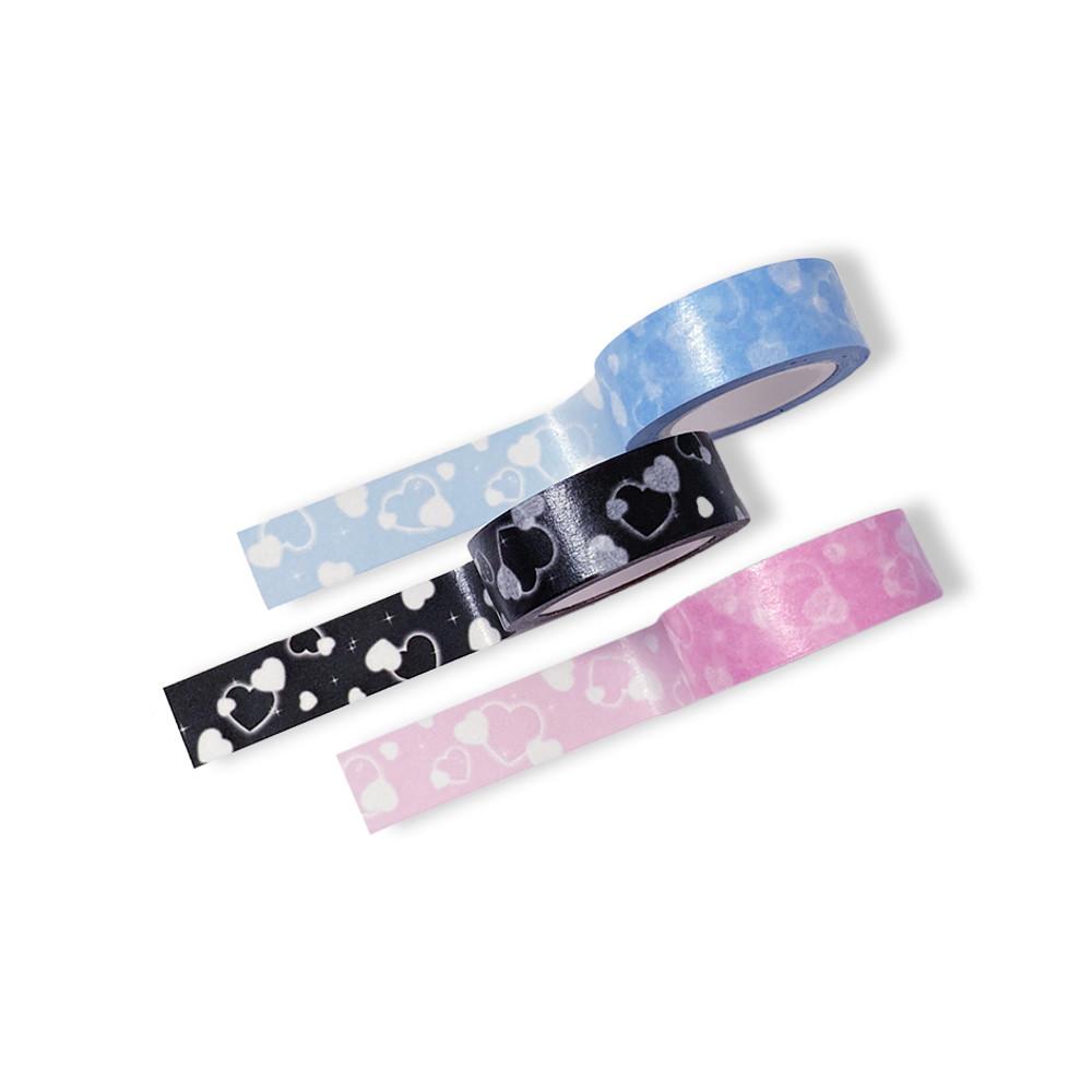 [네버더레스] mini heart masking tape