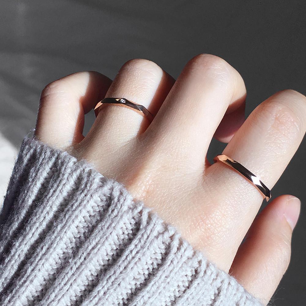 [커플링/우정링] 올리비아 반지 (글자,이니셜각인가능)