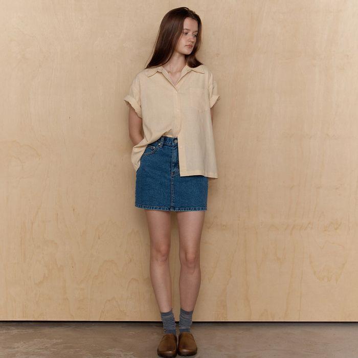 [5/30 순차 발송] 3rd / brooklyn half shirt - calm butter