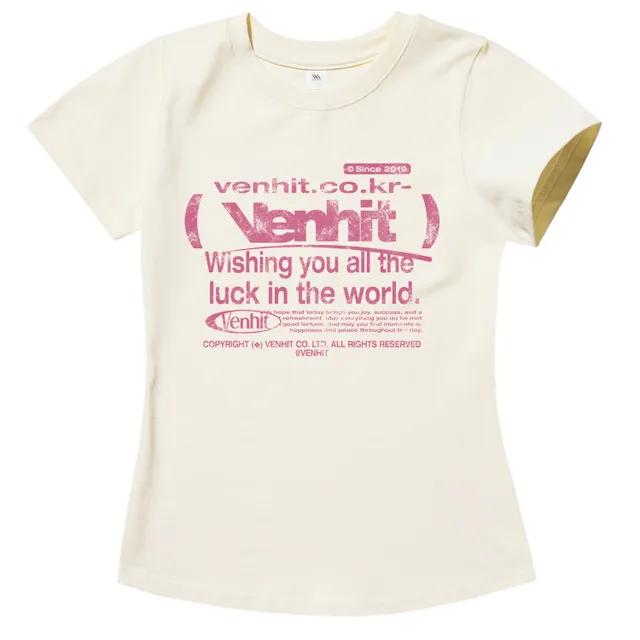 Wishful 슬림핏 반팔티