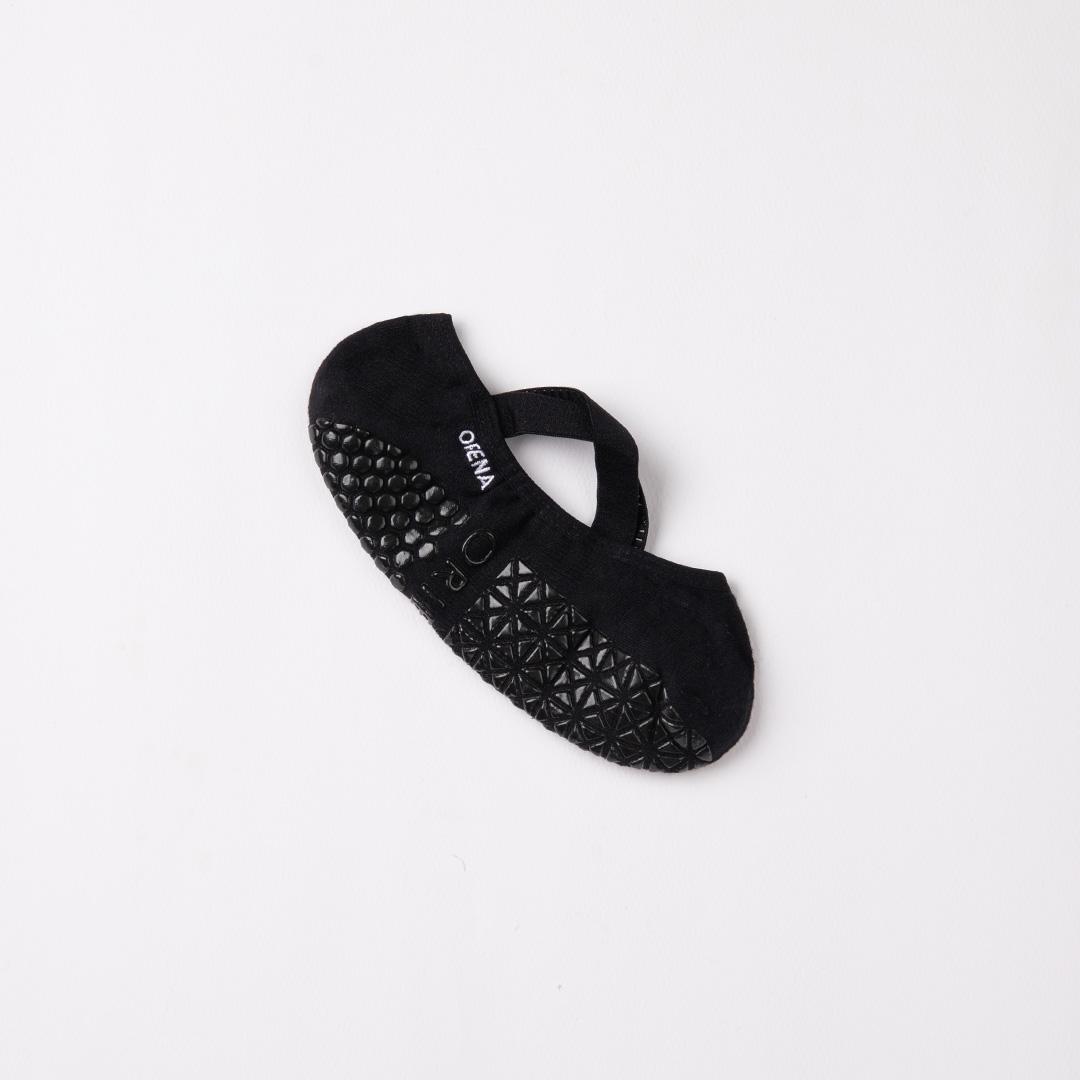 논슬립 크로스밴드 삭스 (Black)