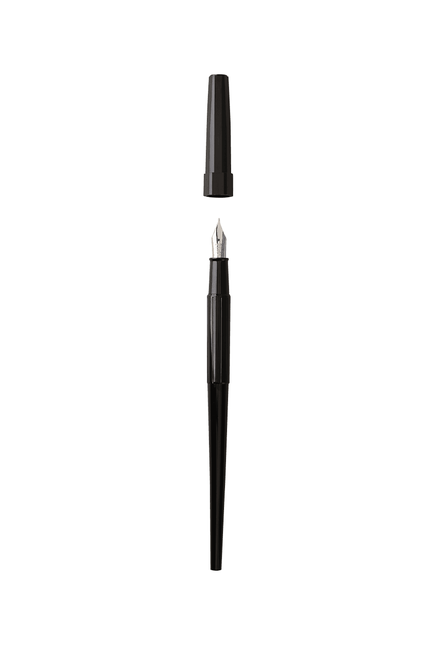 Desk Fountain Pen - Black EF