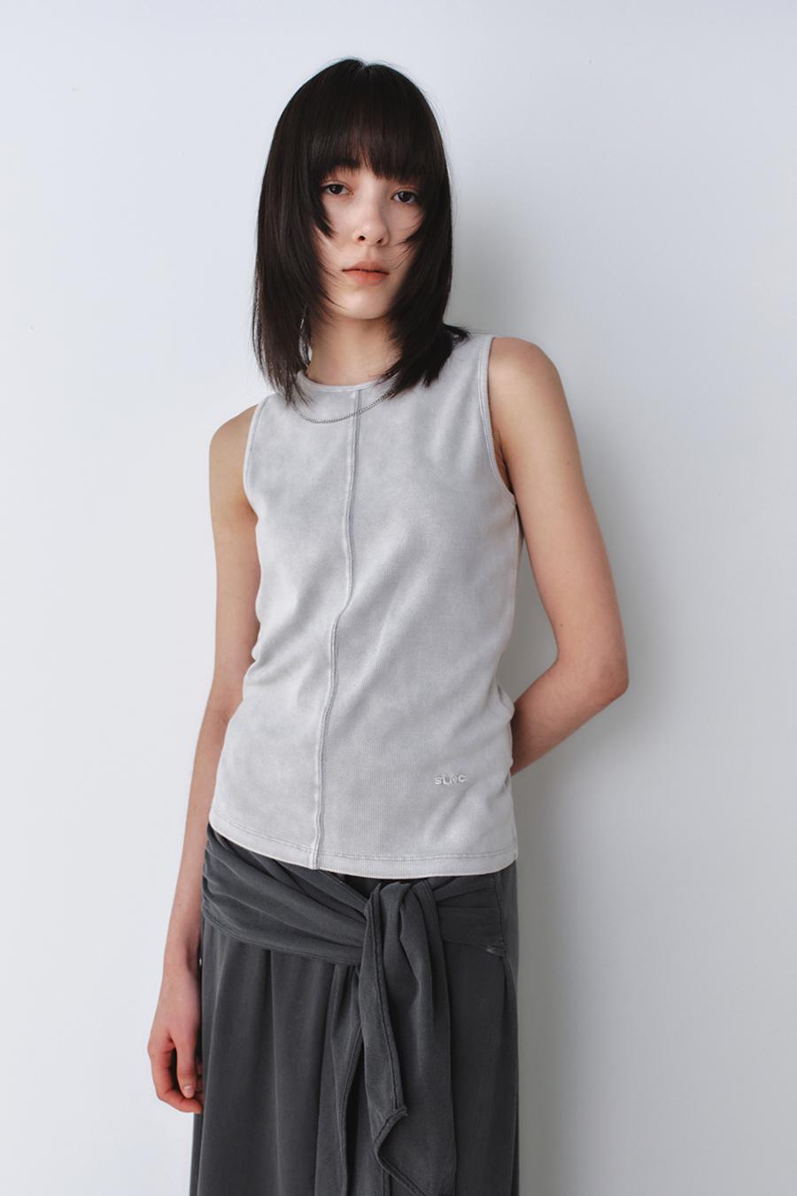 넥클리스 디태쳐블 슬리브리스 LIGHT GREY