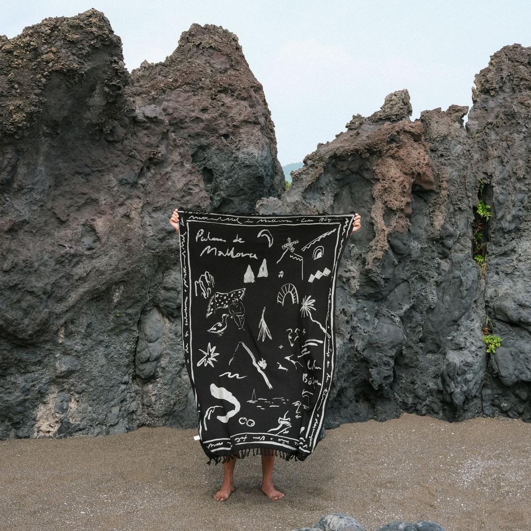 [Eco blanket] Mallorca - Black