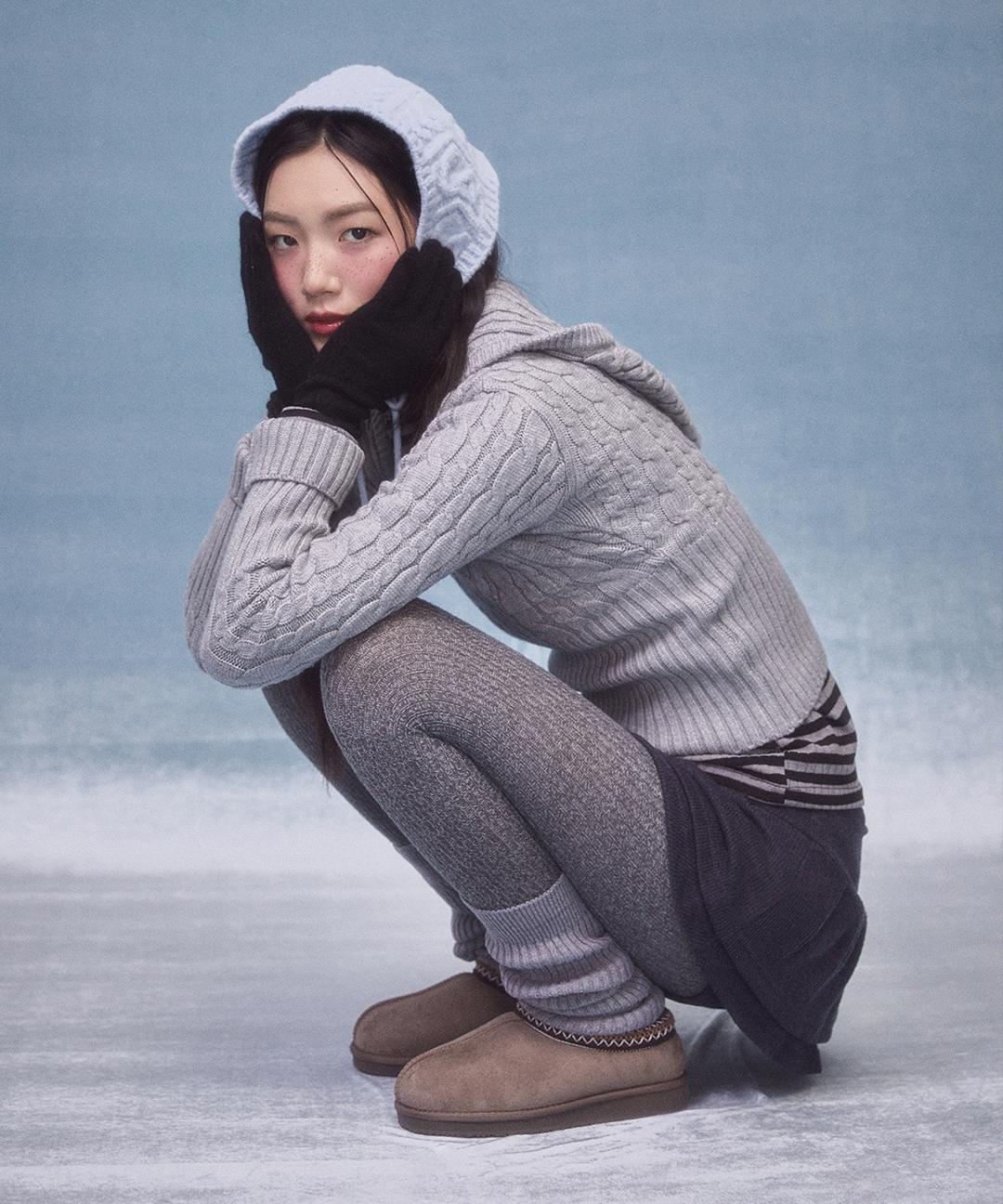 슈펜 [보라끌레르PICK] 시어링 스티치 슬립온 HPCV8FFV07