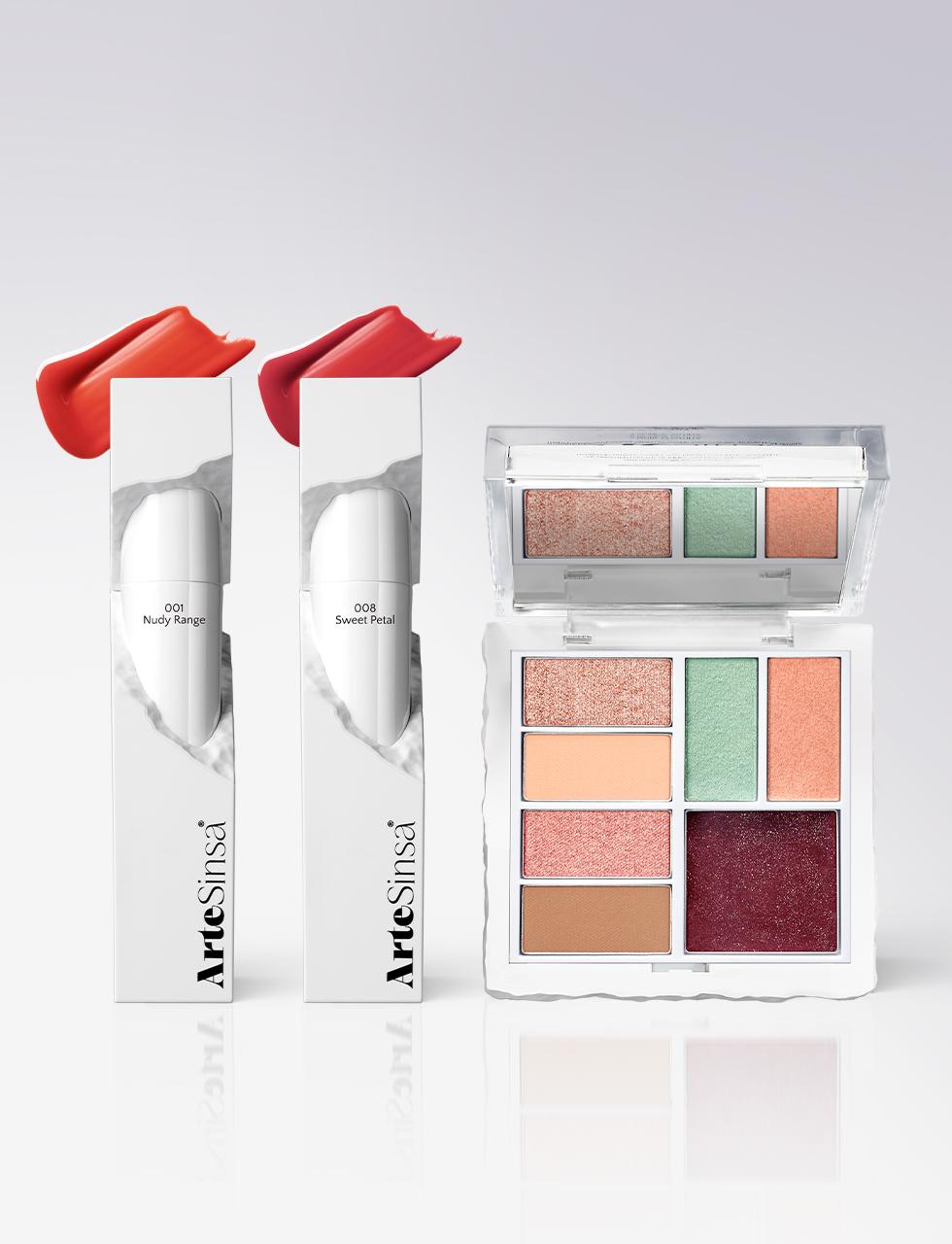 [웜 컴포지션 세트] 언보이스드 아이팔레트 1호+듀이 핏 틴트 1호+8호 - 아르떼신사 공식 온라인 스토어