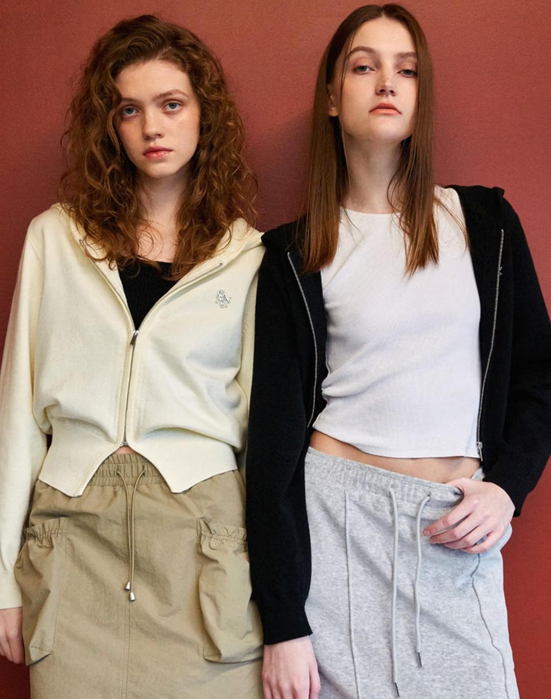 WOMAN GNRL 에센셜 후드 집업 [4COL] / WBD1L04507