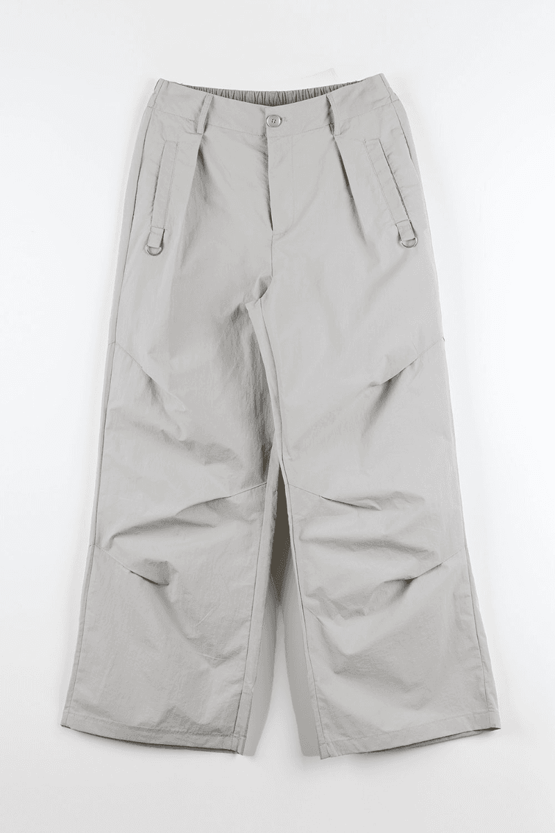 나일론 셔링 와이드팬츠 (2c)