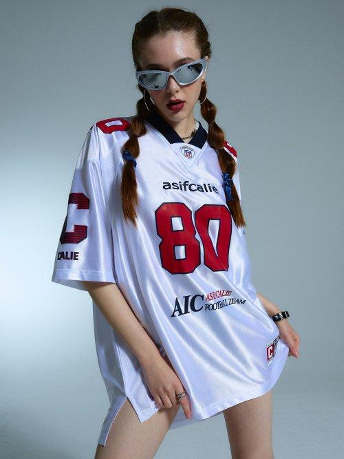 ★送料・関税込★as if calie★CALIE FOOTBALL JERSEY★ as if calie】24SS CALIE FOOTBALL JERSEY (as if calie/Tシャツ
