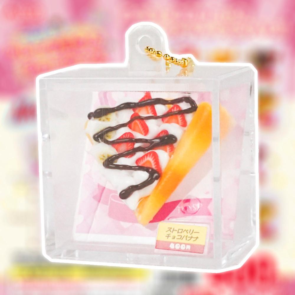 토이즈 스피릿츠 가챠 연결하여 사용하는 크레이프 쇼케이스 마스코트 피규어 키홀더 : 달콤시럽