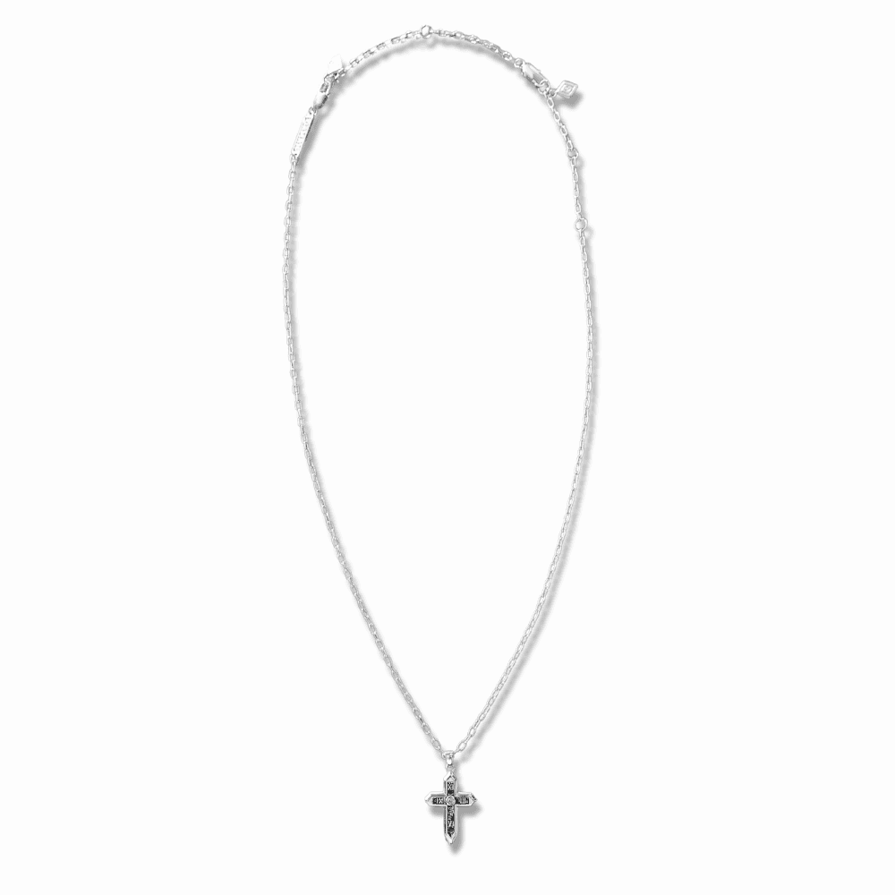 Silver Crux Tempus Necklace