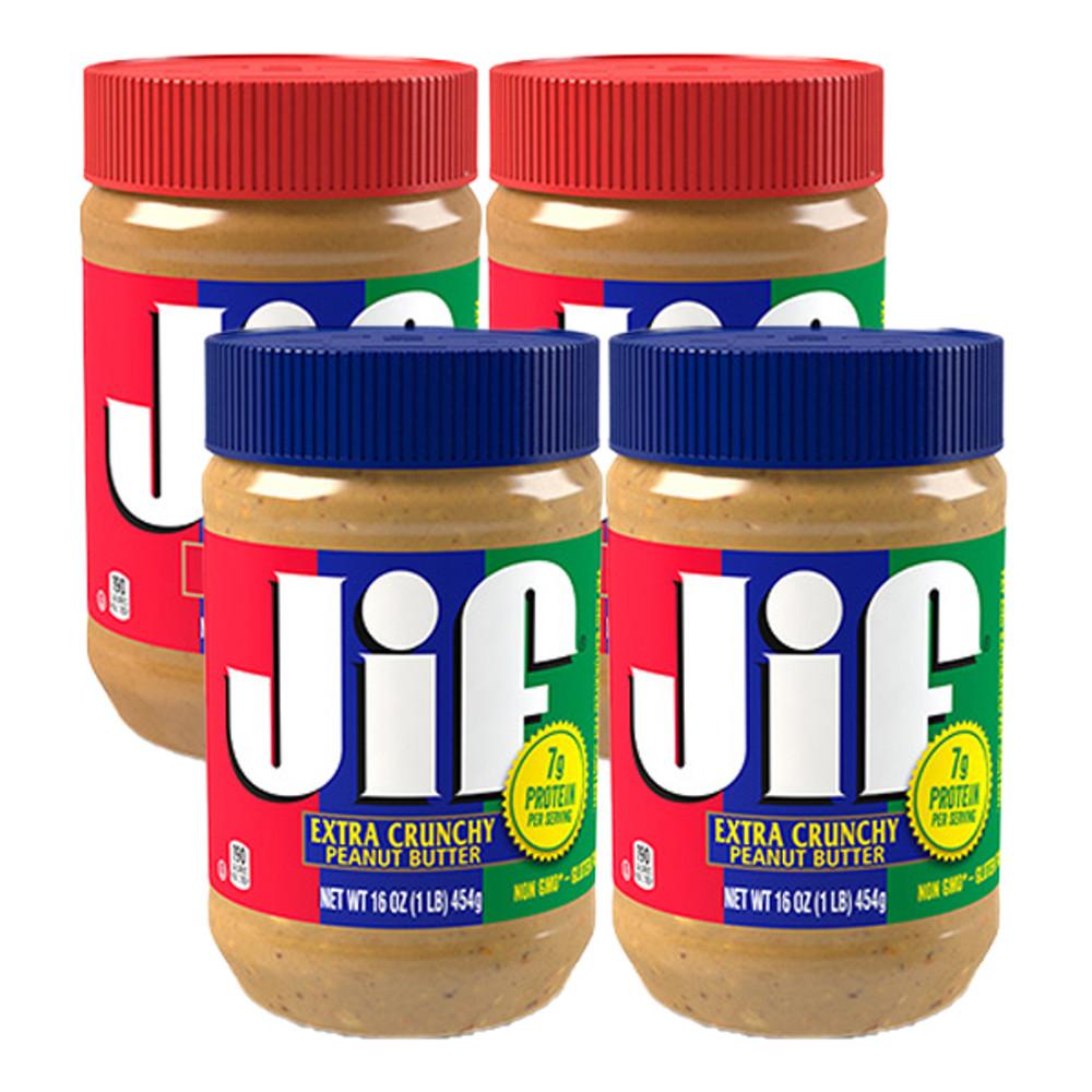 지프 크리미 크런치 땅콩버터 454g+454g [원산지:상세설명에 표시]