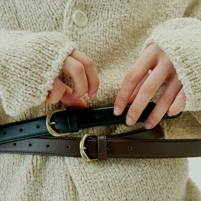 SIGNATURE BUCKLE BELT_2color