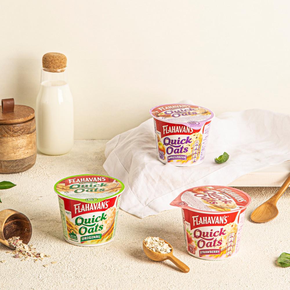 [플라하반] 간단한 아침식사, 퀵오트 컵 3종