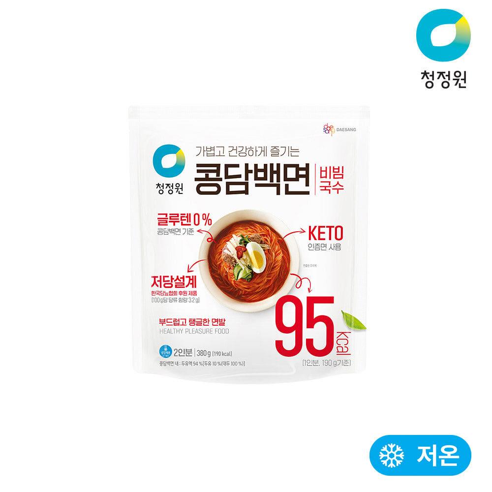 [청정원] 두부로만든 콩담백면 비빔국수 380g 외 택 1