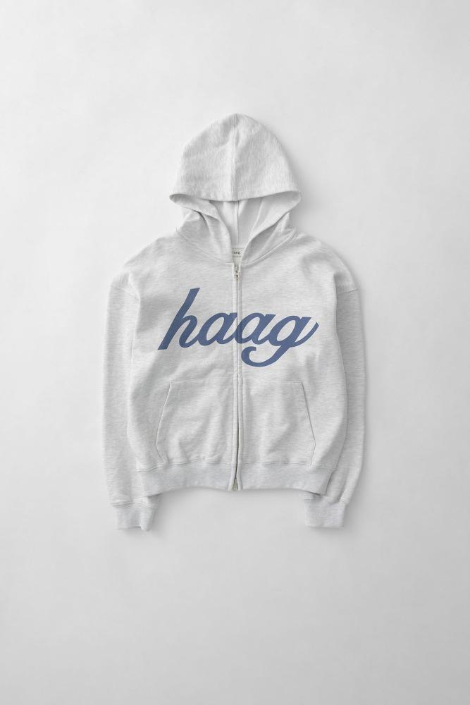2nd) a mix hoodie zip-up (light grey)