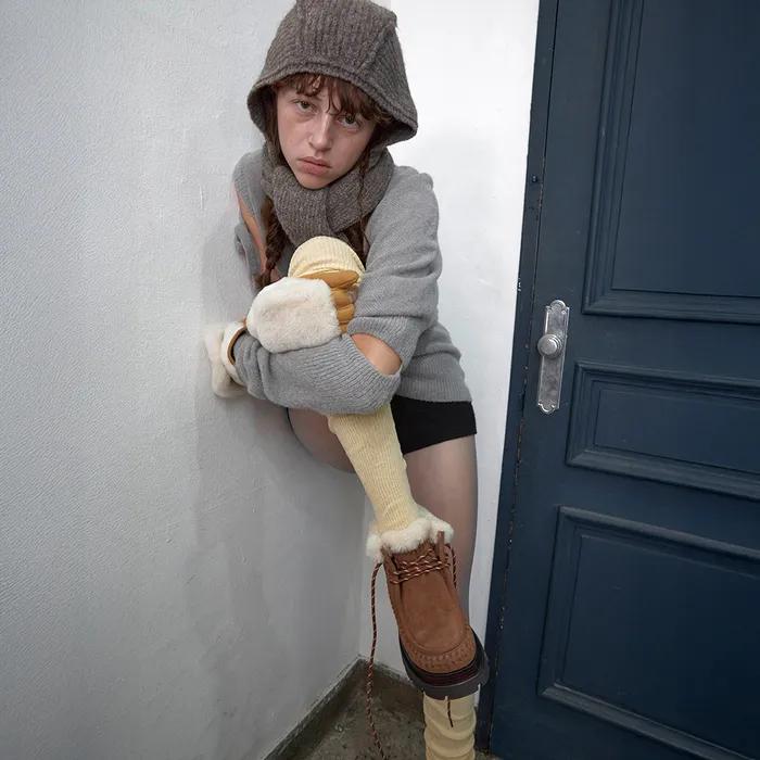 Furridge outdoor ankle boots(brown)_DG3CW25703BRN