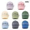 [단독+포장][정상가 39,000원] 밀로 남여공용 셀러브레이션 볼캡 8종 택1