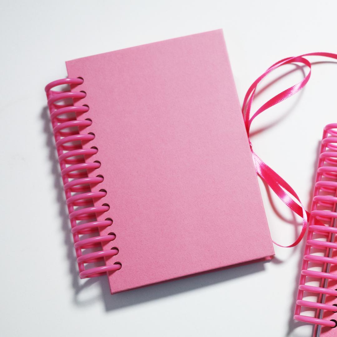 a piece of (journal) ver.2 pink - 루즈링 노트2 핑크