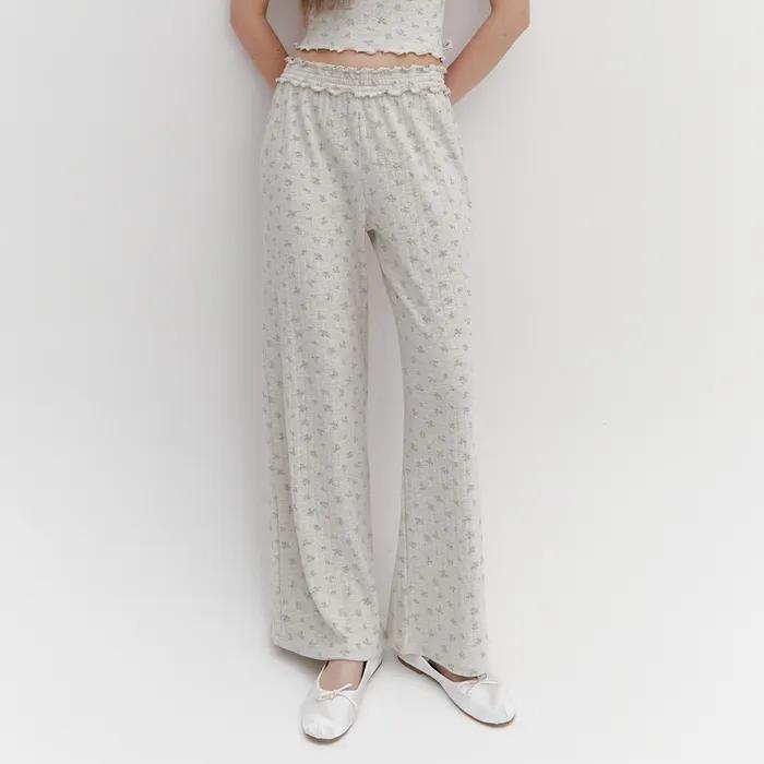 Wave Frill Pants Oatmeal