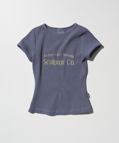 스컬프터(SCULPTOR)  Archive Pigment Baby Tee Dusty Blue - 사이즈 & 후기 | 무신사