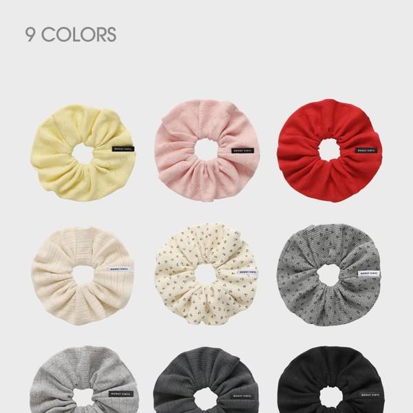 ponytail scrunchie (9colors)