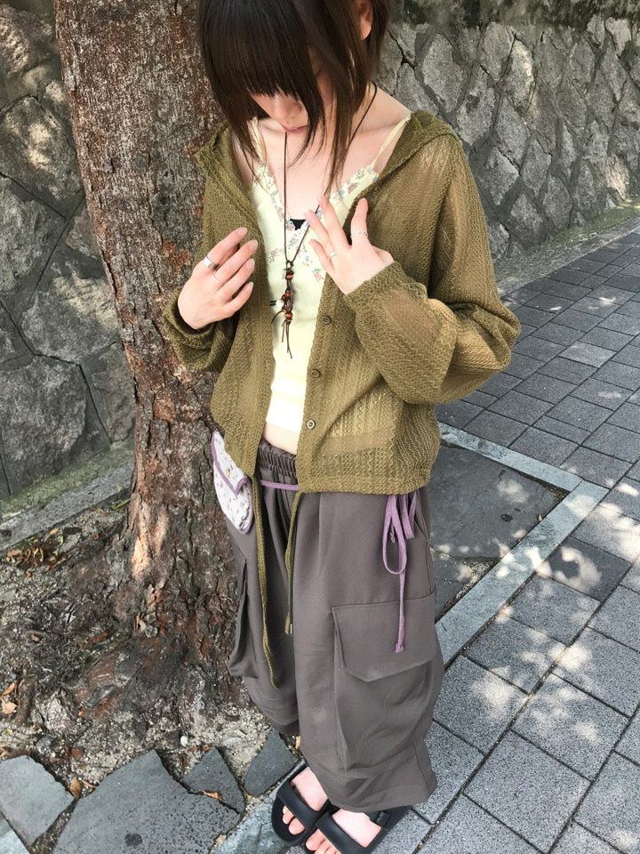 toki loose knit hoodie cd