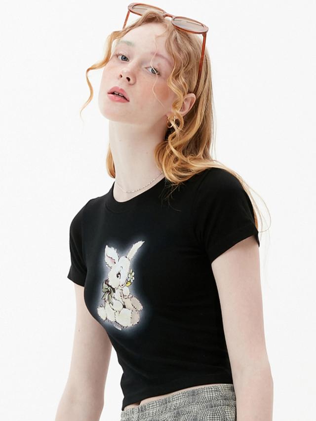 ☆韓国の人気☆【Kashiko】☆Angelic Pocket Raglan T Shir.t☆ 카시코 Kashiko Angelic Pocket Raglan T Shirt - 위시버킷