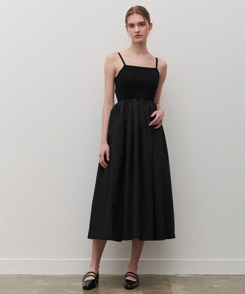 23 SS 나시 레이어드 원피스 (블랙)