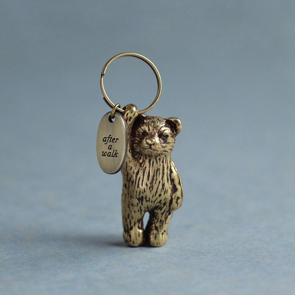 bear keyring 베어 키링 황동 오브제