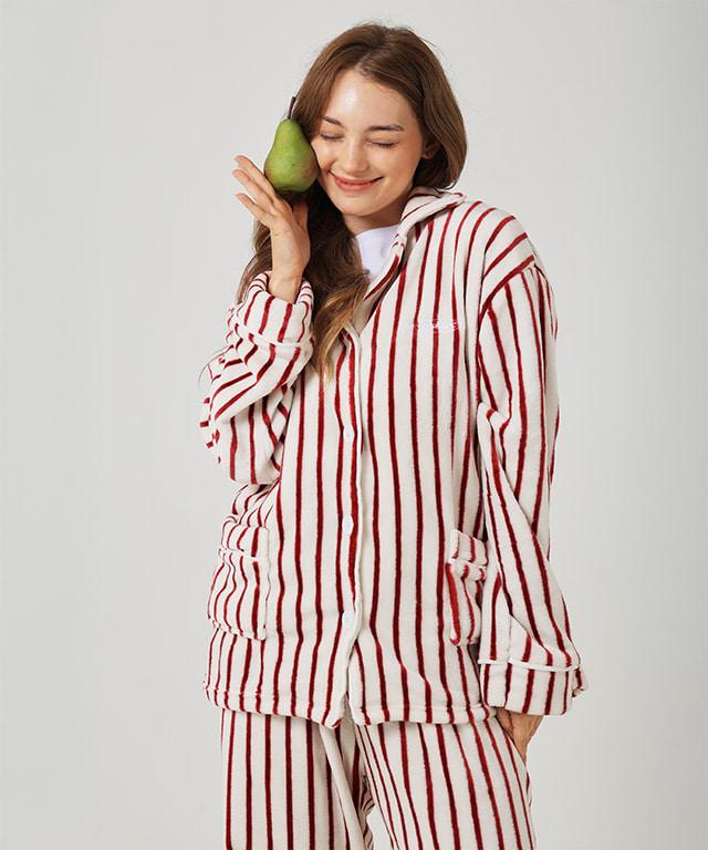 극세사 파자마 | 번 레드