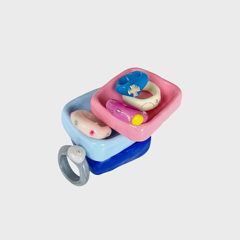 mini square tray_set