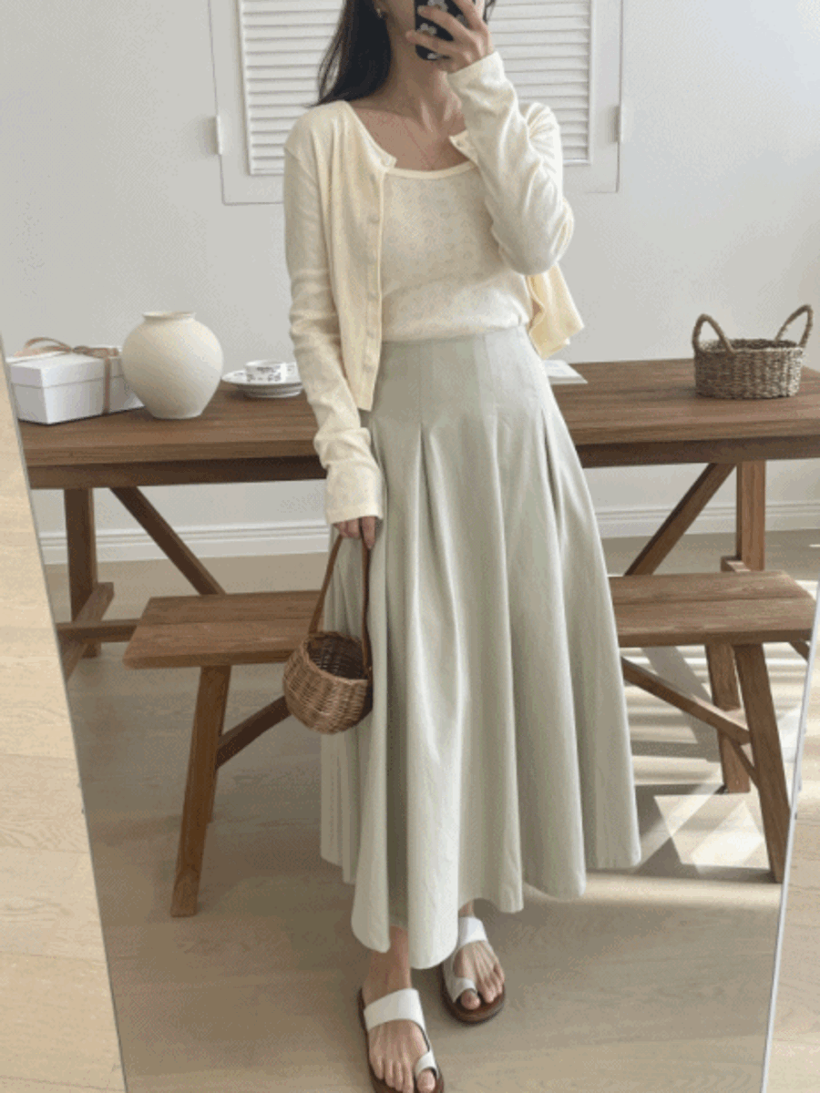 크리미플레어스커트