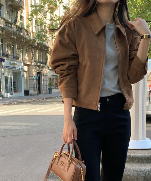 Mellun suede jacket (2color)