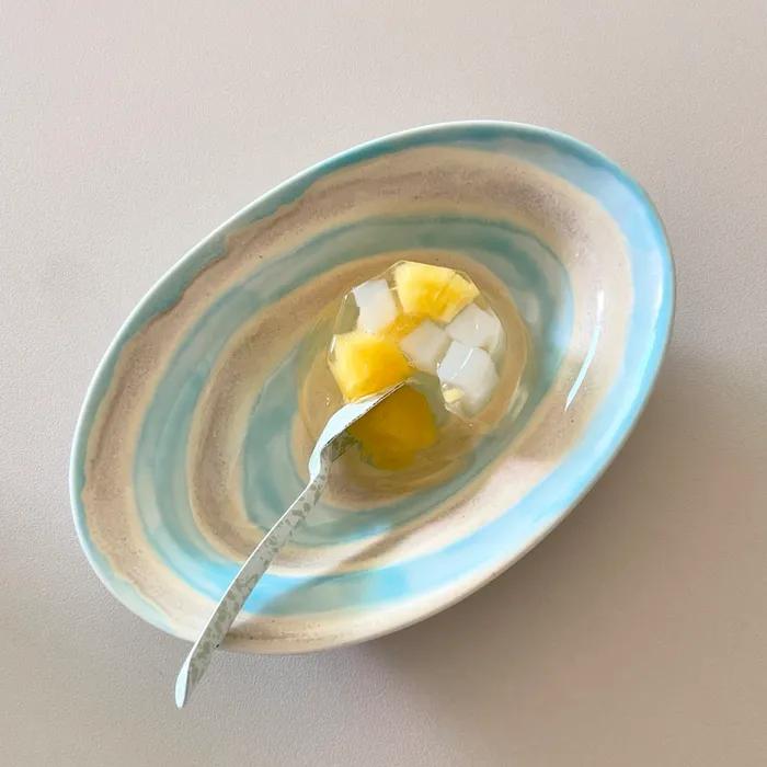 whirlpool oval bowl / 월풀 오벌 접시 보울