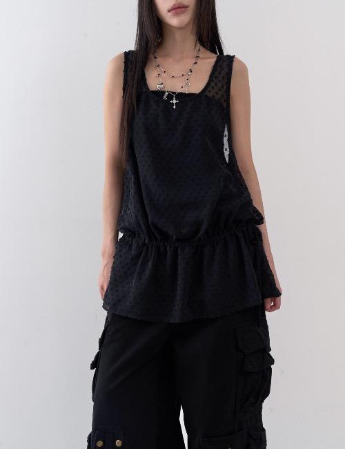dot see through frill ops