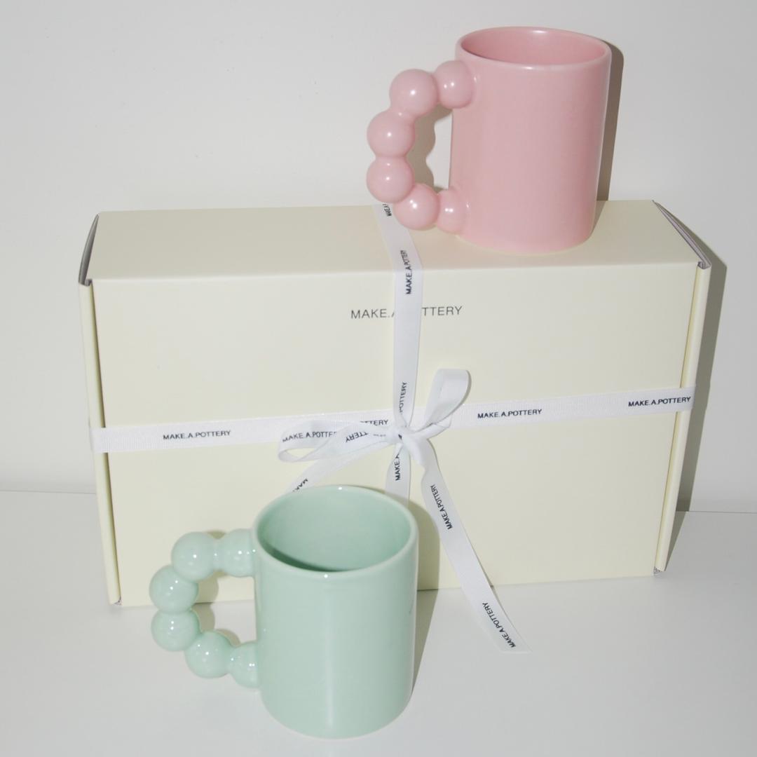 [GIFTBOX] beads arch mug set (5colors)