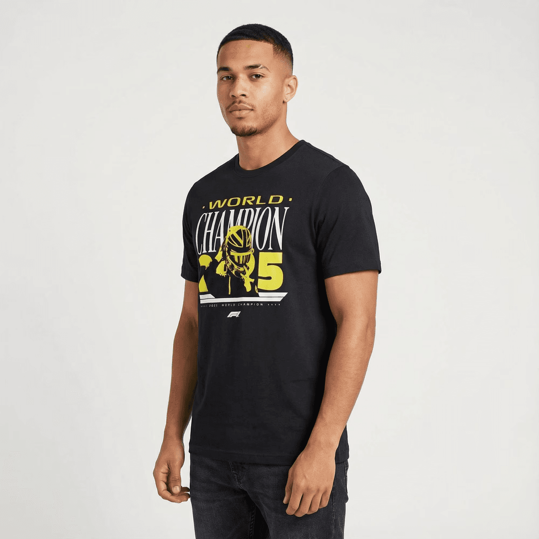 Formula 1 World Champion Graphic T-Shirt - Black