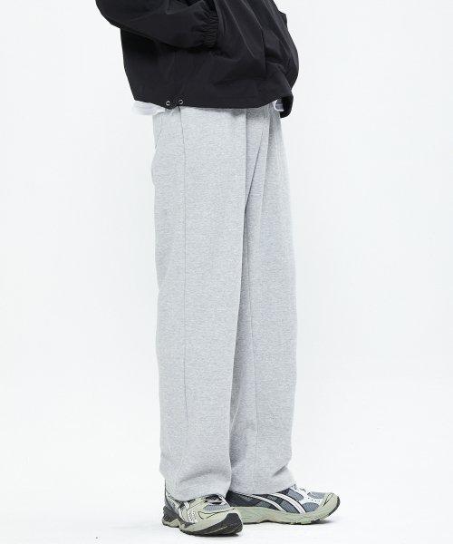 유니섹스 와이드 스웨트 트레이닝팬츠 grey