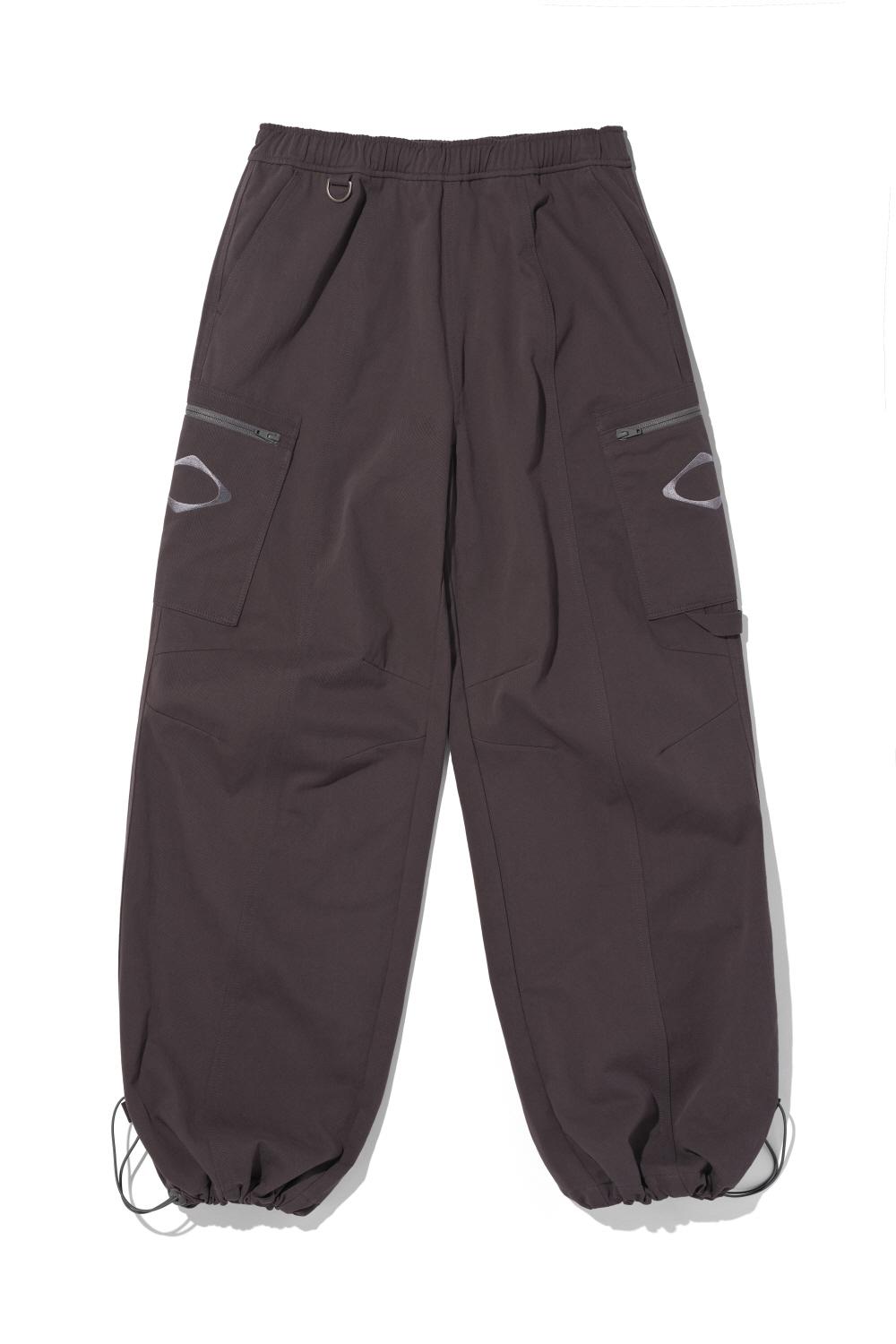DRAWSTRING PANTS_PURPLE BROWN