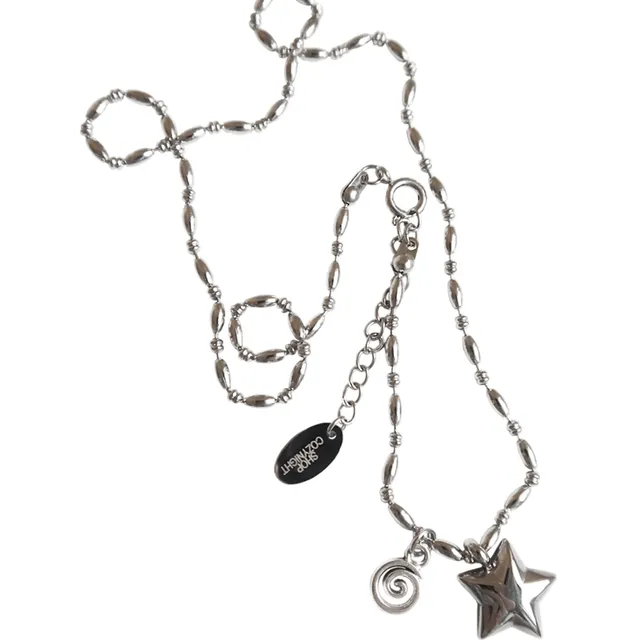 [821] star spin necklace