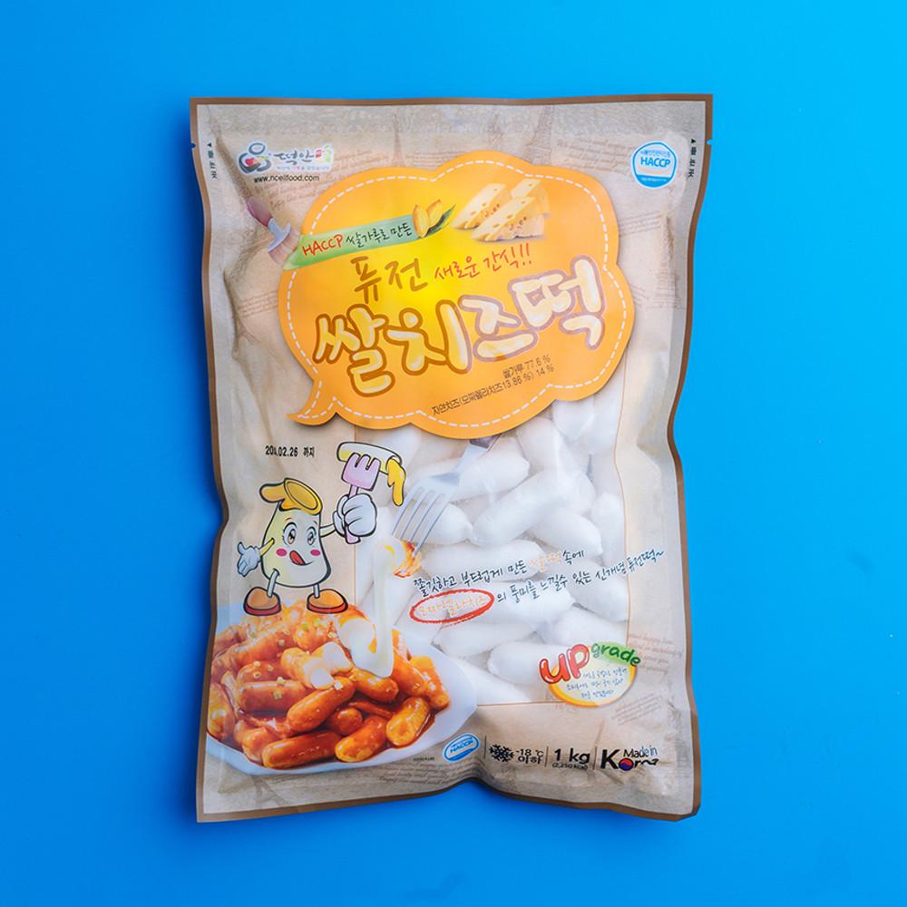 떡안애 퓨전 치즈떡 1kg 조랭이 떡볶이 사리 대용량 업소용