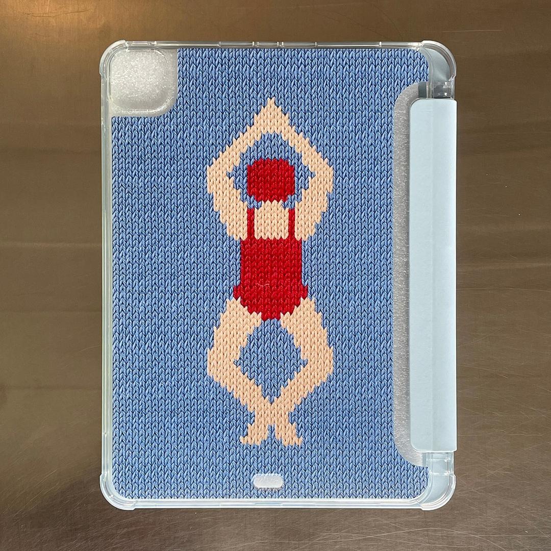 SWIMMER iPAD HARD JELL CASE  - DELPHIN
